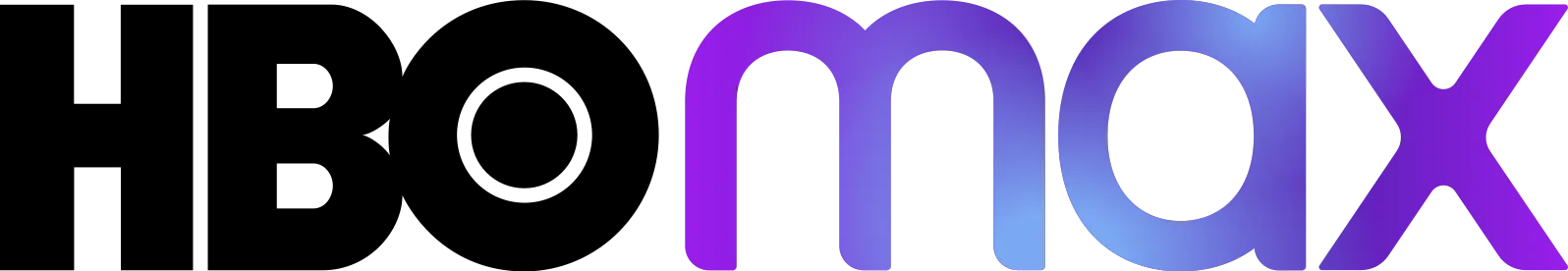 HBO Max logo, a streaming app that sits beside Guru IPTV on many screens
